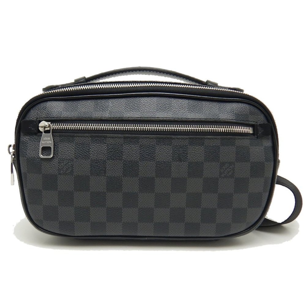 Louis Vuitton Damier Graphite Ambrel Waist Bag Black